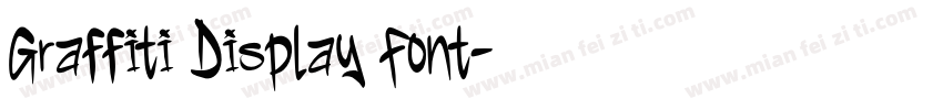 Graffiti Display Font字体转换